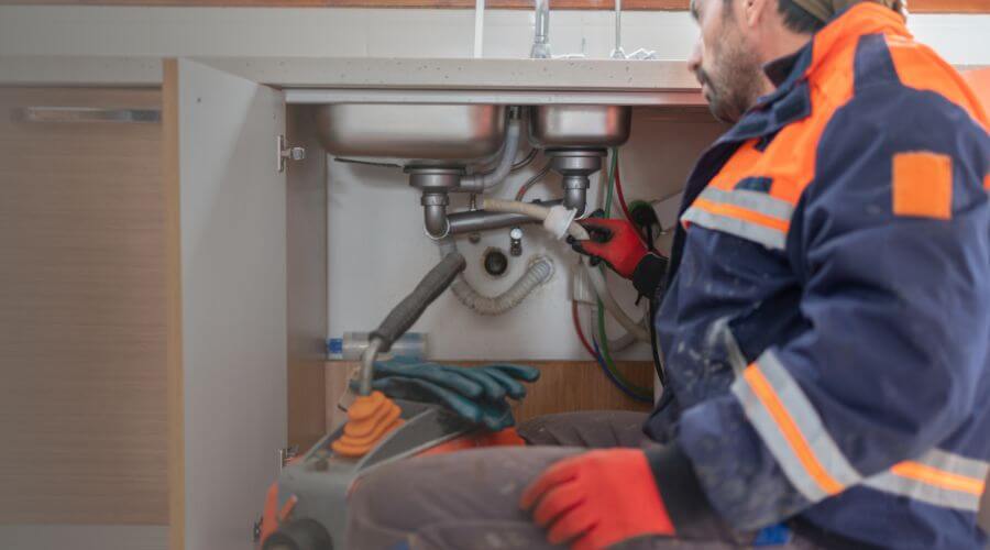 Residential Slab Leak Plumbing in Home, PA